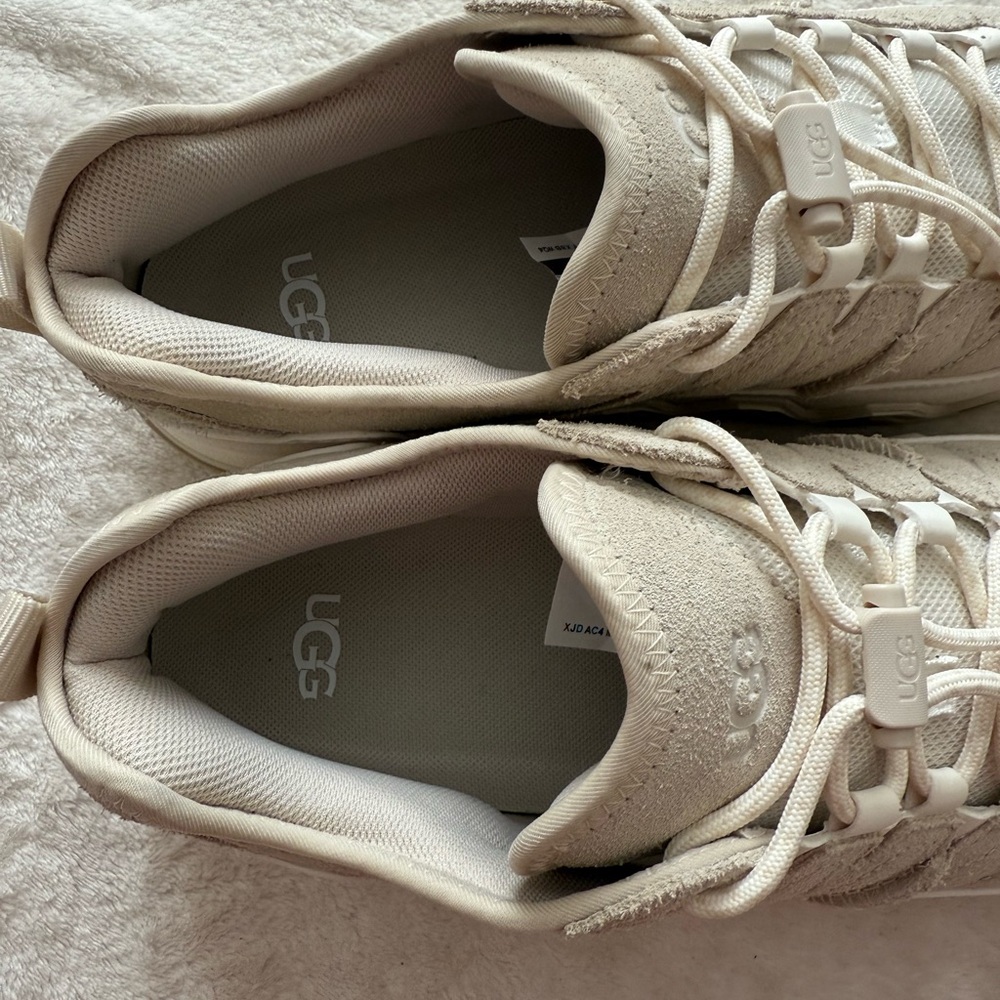UGG Women's Captrail High cream Sneaker size 10 - Picture 8 of 10